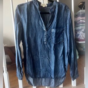 Cloth & Stone Chambray Pullover